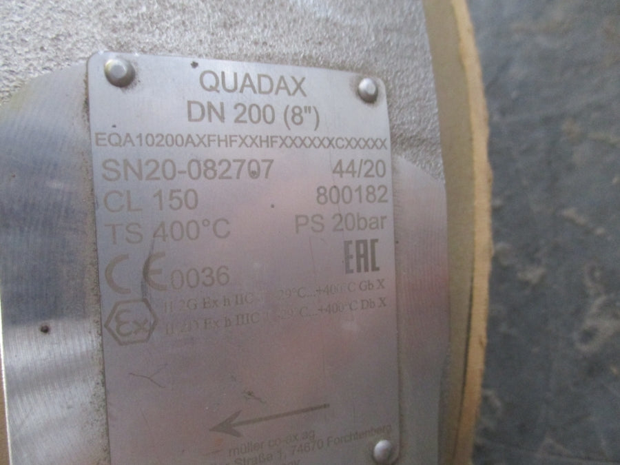 8" DN200 VALVE CL150 WITH MAX-AIR TECHNOLOGY MT56.DA.F10-F12.CH27 150PSI NSNP