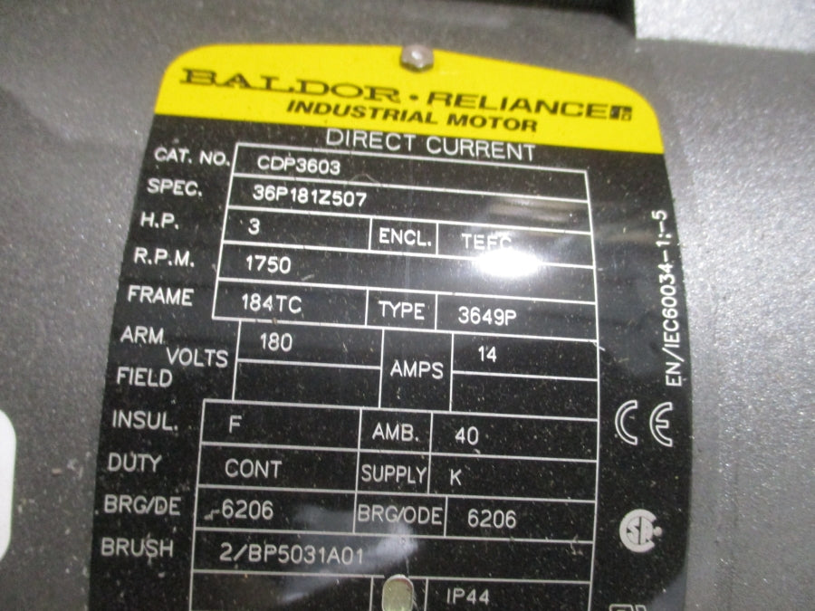 BALDOR CDP3603 180V 14A NSMP