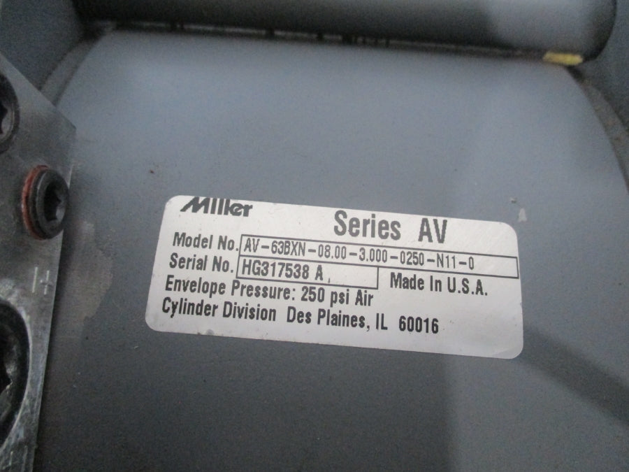 MILLER AV-63BXN-08.00-3.000-0250-N11-0 250PSI NSNP