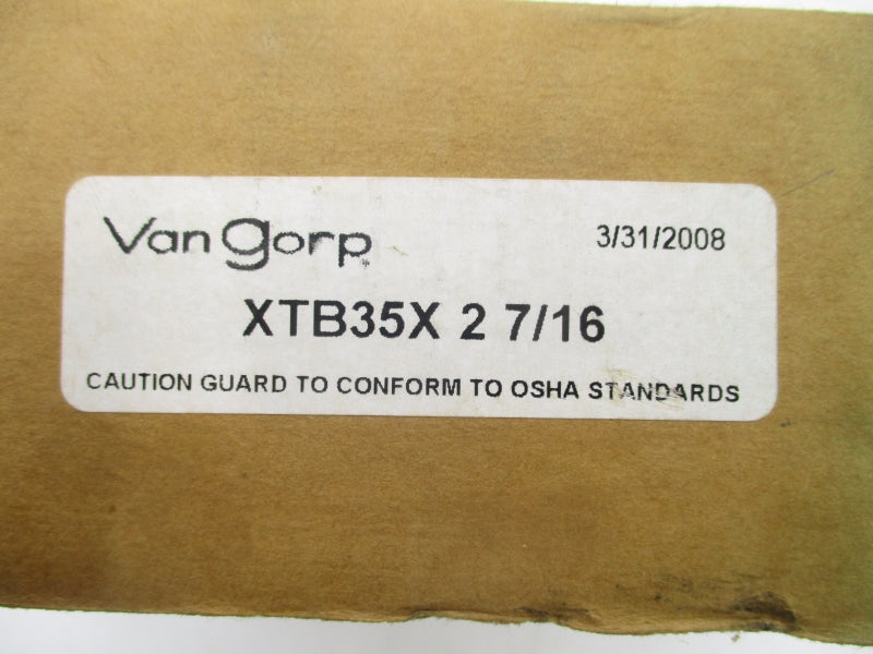 VANGORP XTB35X27/16 NSFS
