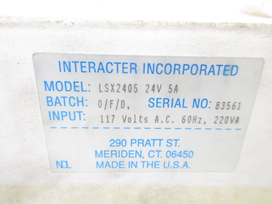 INTERACTER LSX2405 24V 5A NSMP
