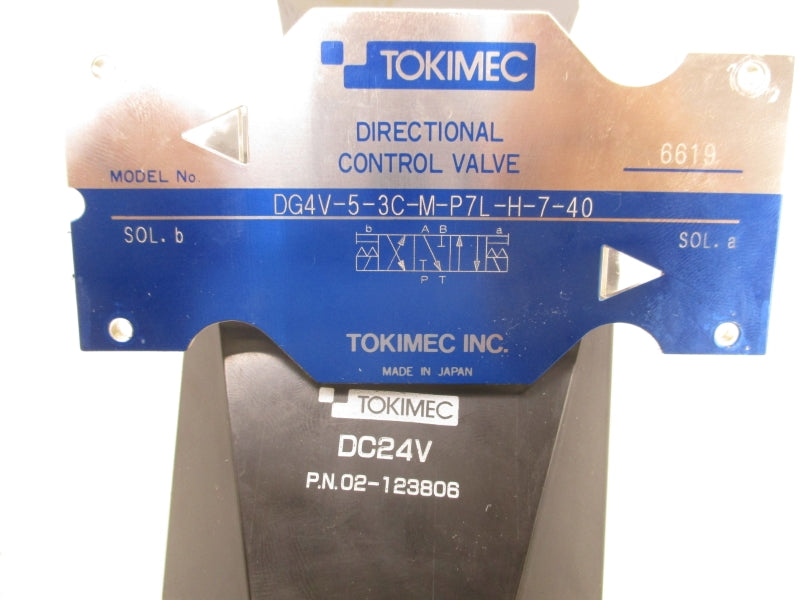 TOKIMEC DG4V-5-3C-M-P7L-H-7-40 24VDC (AS PICTRURED) NSMP