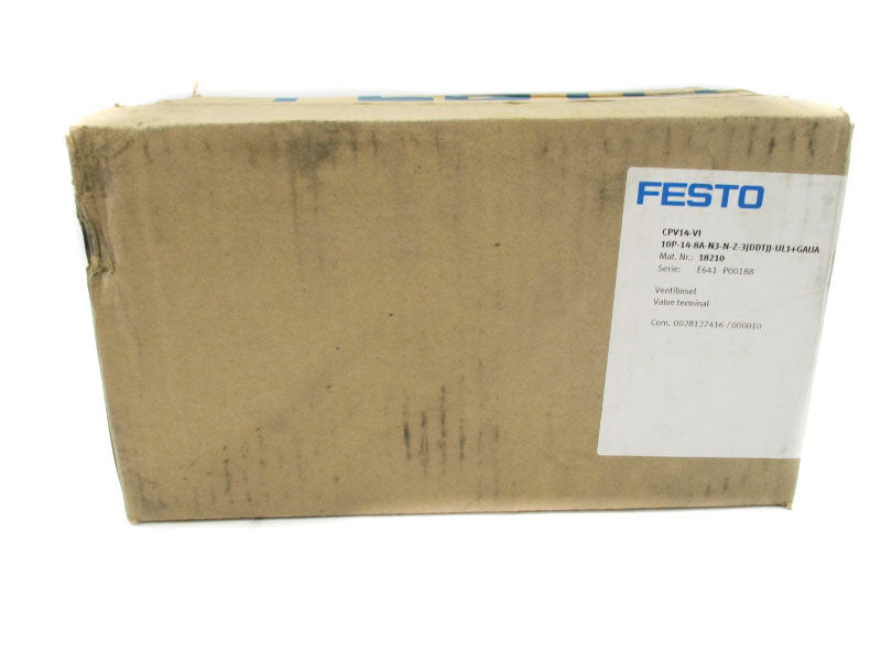 FESTO CPV14-VI10P-14-8A-N3-N-Z-3JDDTJJ-UL1+GAUA 18210 SER. E641 NSFS