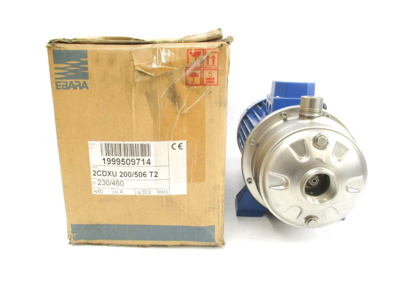 EBARA 2CDXU200/506T2 1999509714 230/460V 15.4/8.2A NSMP