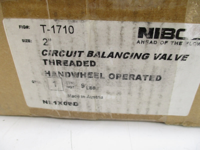 NIBCO U51TB-E-2 NSMP - MRO Global Solutions NIBCO U51TB-E-2 NSMP - MRO Global Solutions