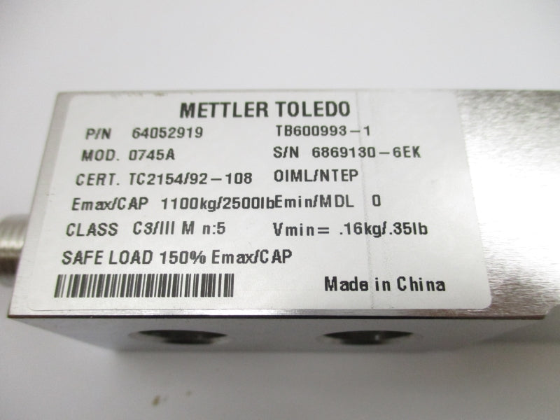 METTLER TOLEDO TB00993-1 64052919 NSMP