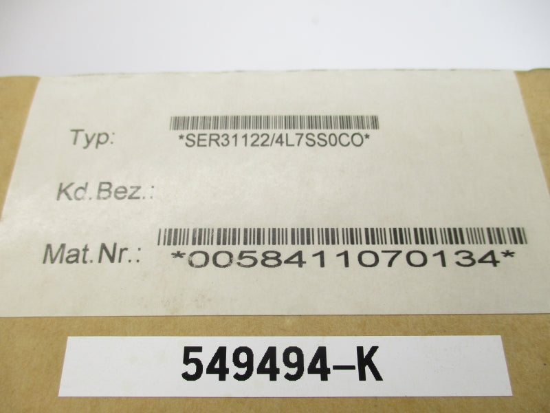 BERGER LAHR SER31122/4L7SS0CO 0058411070134 NSFS