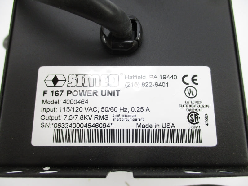 SIMCO 400464 115/120VAC 0.25A NSMP