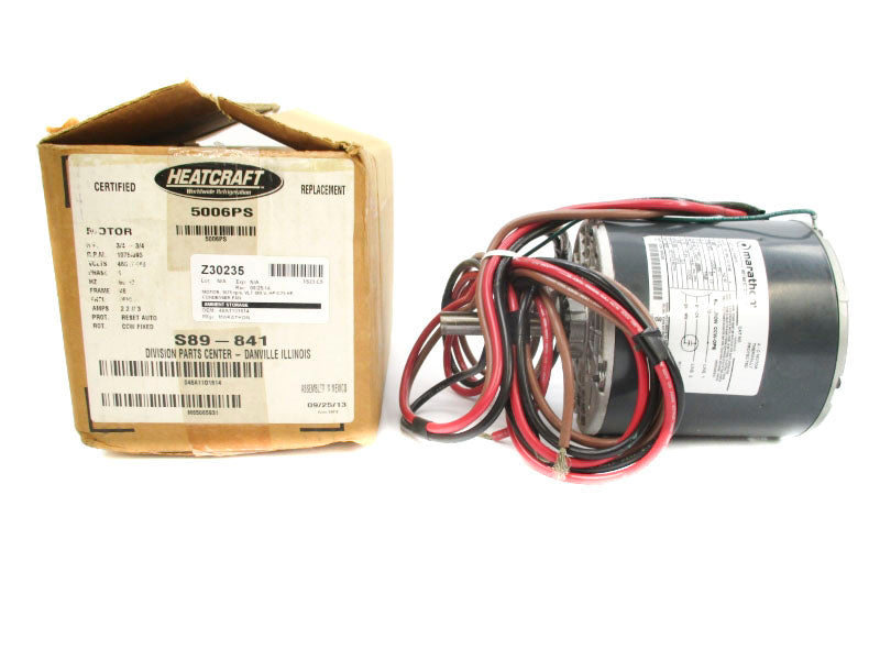 MARATHON ELECTRIC WI48A1101614E 5006PS 460V 2.2A NSMP