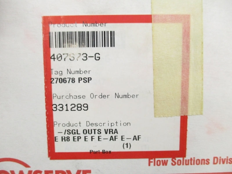 FLOWSERVE 407S73-G NSMP