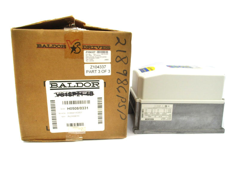BALDOR VS1SP21-4B 240VAC NSMP