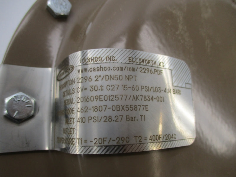 CASHCO 2296 2"/DN50NPT 410PSI NSMP