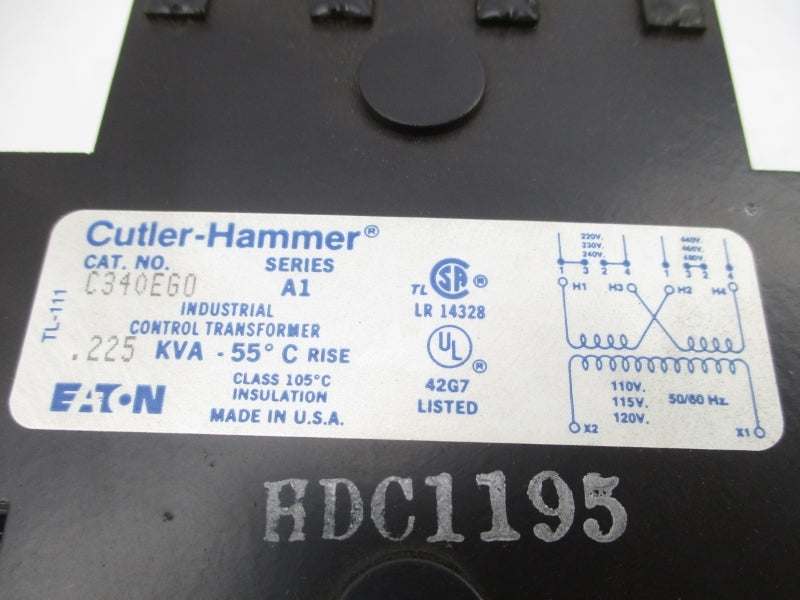 CUTLER-HAMMER C340EG0 SER. A1 480V NSMP