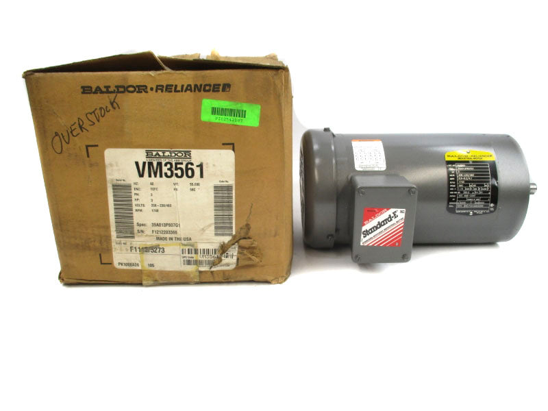 BALDOR VM3561 208-230/460V 8.9-8.2/4.1A NSMP