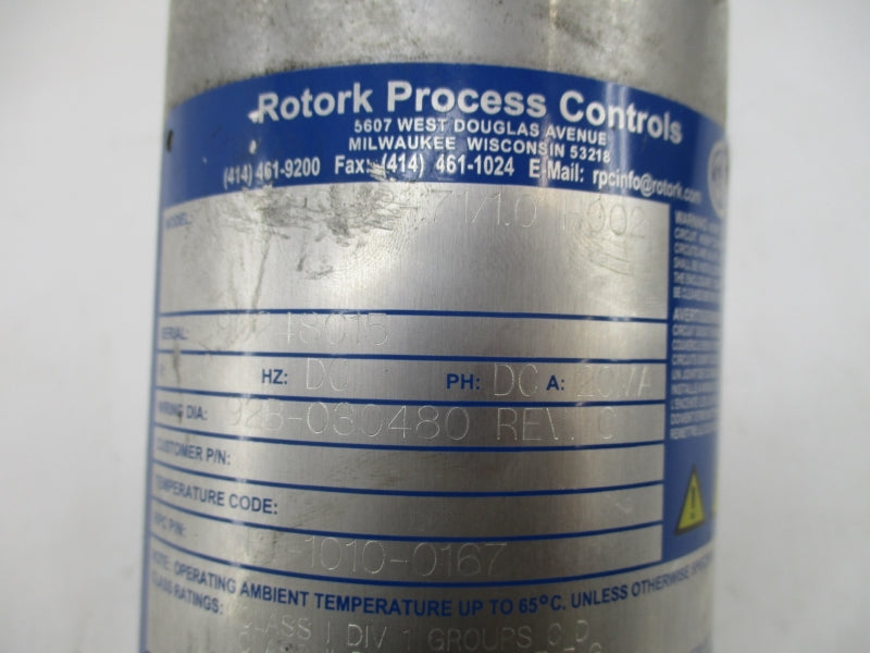 ROTORK PT-1010-12-.71/1.0-H002 PT-1010-0167 NSNP