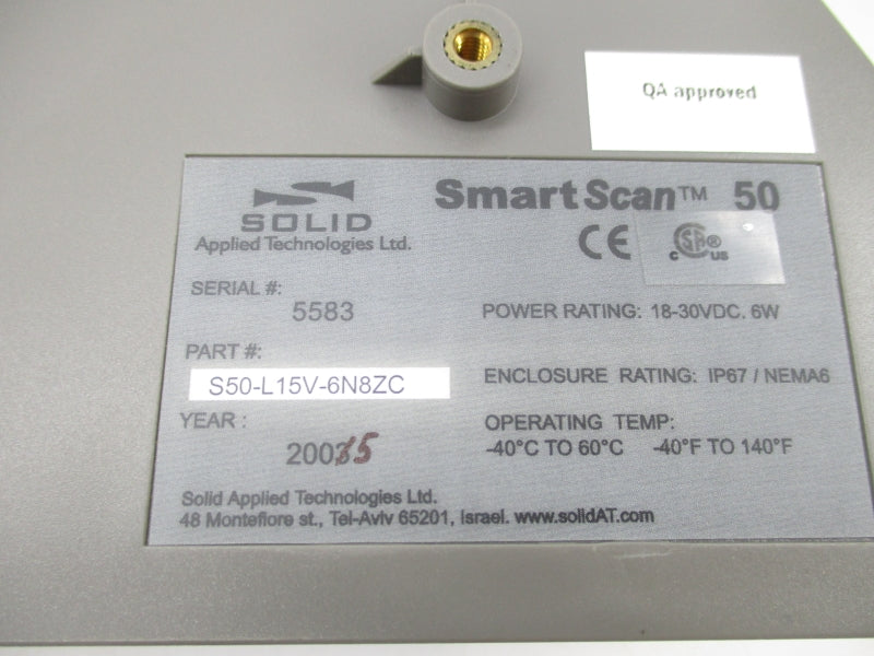 SOLID S50-L15V-6N8ZC 18-30VDC NSMP
