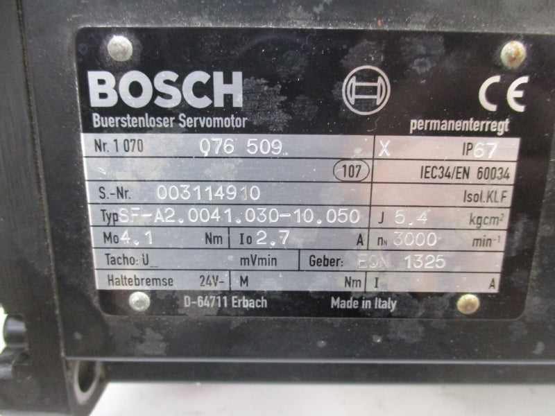 BOSCH SF-A2.0041.030-10.050 1070076509 24V 2.7A UNMP