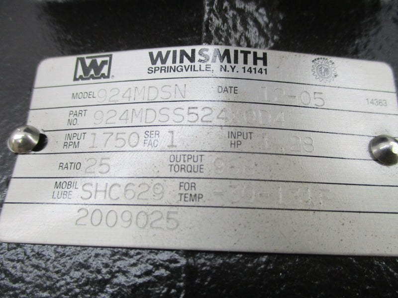 WINSMITH 924MDSS524X0D4 924MDSN NSMP