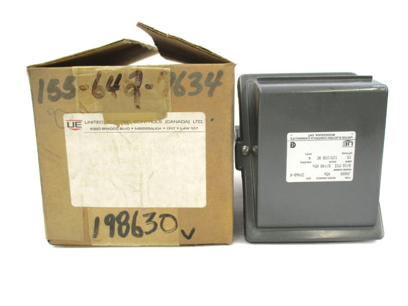 UNITED ELECTRIC J400K-456 125/250VAC 15A 0/20PSI NSMP