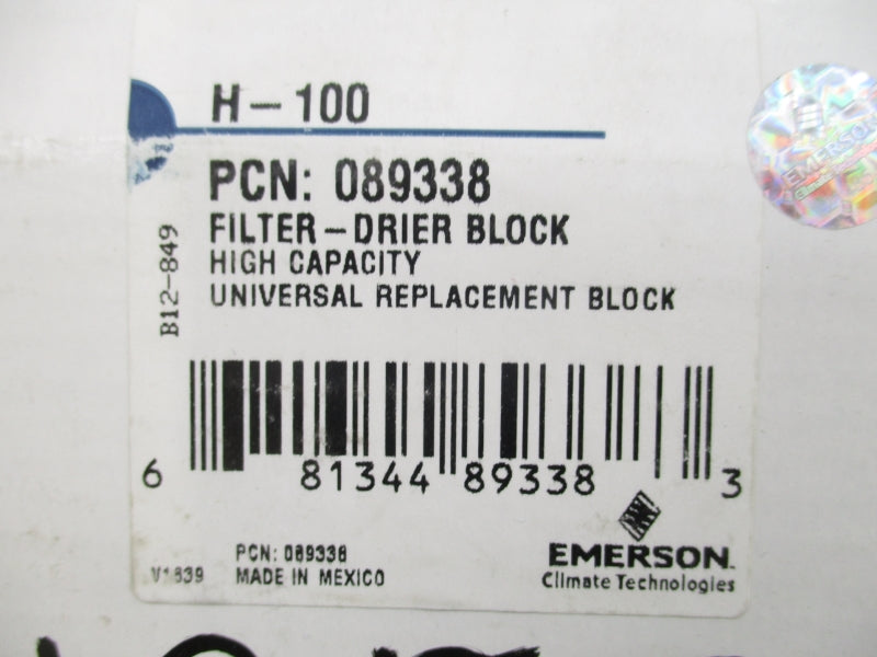 EMERSON 089338 H-100 NSMP