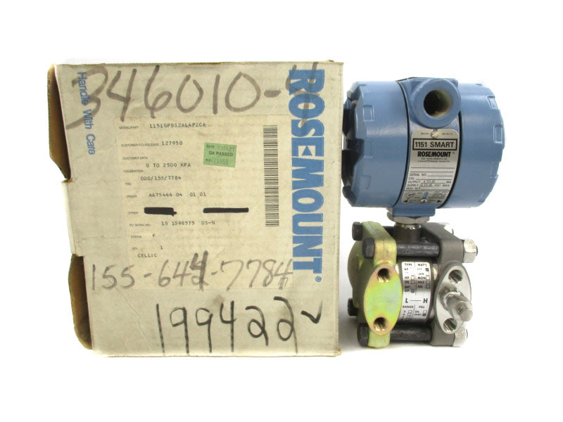 ROSEMOUNT 1151GP8S2ALP2C6 12-45VDC 1000PSI NSMP