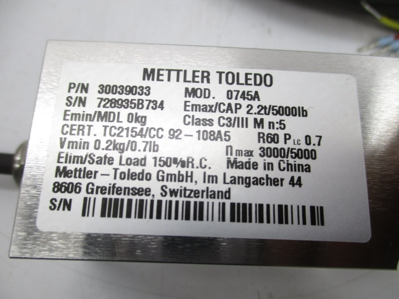 METTLER TOLEDO 30039033 0745A NSMP