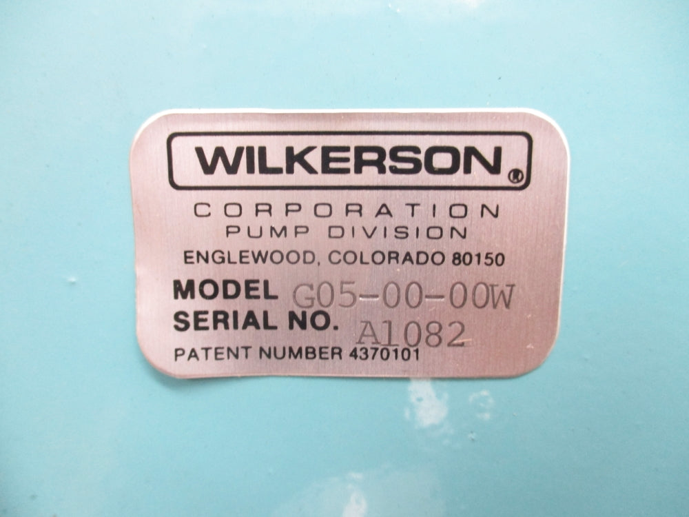 WILKERSON G05-00-00W NSMP