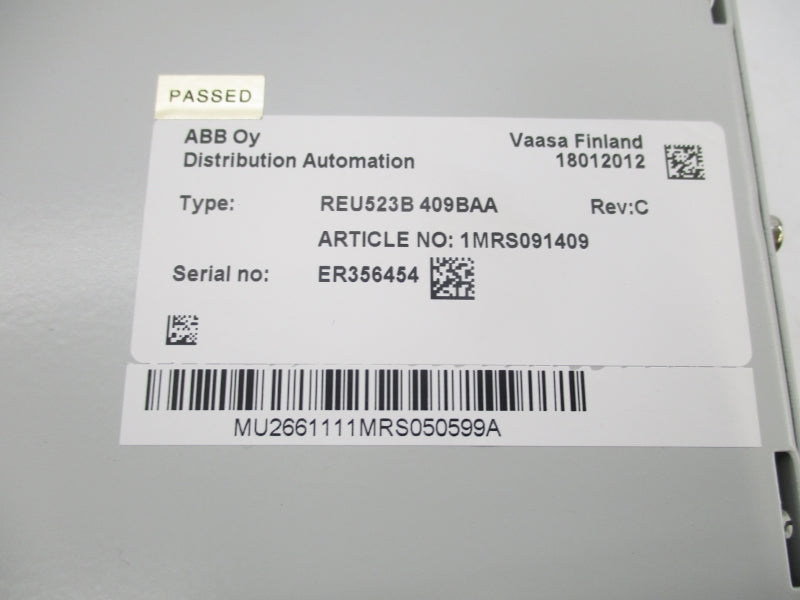 ABB REU523B409BAA 1MRS091409 100-240VAC NSMP