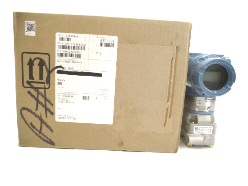 ROSEMOUNT 3051CG4A22A1AB4E5M5Q4 10.5-42.4VDC 300PSI NSMP