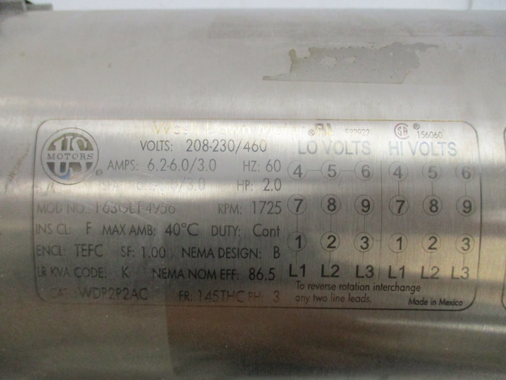US MOTORS WDP2P2AC NSMP