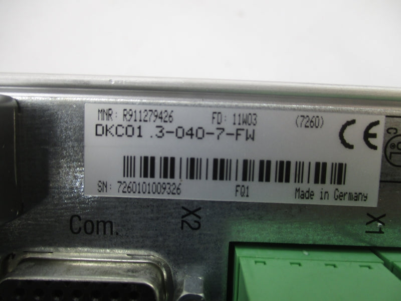 REXROTH DKC01.3-040-7-FW R911279426 480V 16A NSMP
