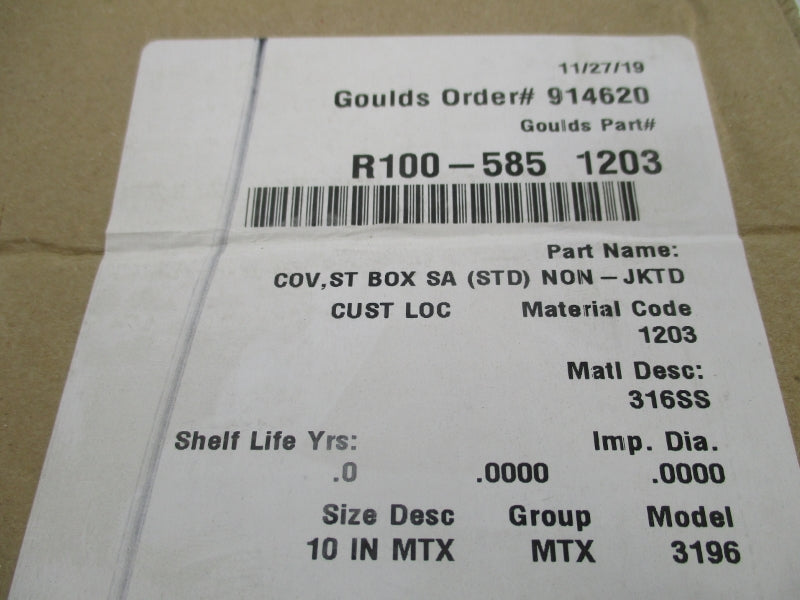 GOULDS R100-5851203 NSMP