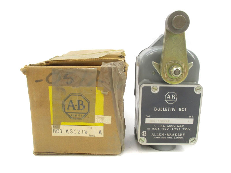 ALLEN BRADLEY 801-ASC21X SER. A 600V 10A (BR/YL) NSMP