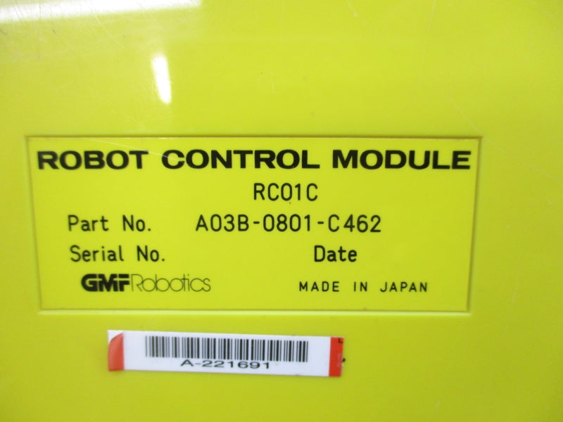 GMF ROBOTICS A03B-0801-C462 RC01C NSNP