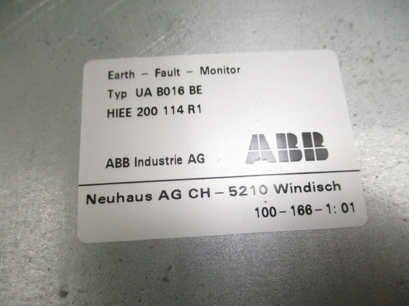 ABB UAB016BE HIEE200114R1 NSNP