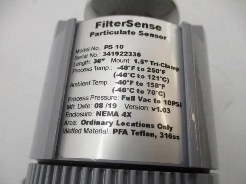 FILTERSENSE PS10 10PSI -40-250'F 36" NSNP