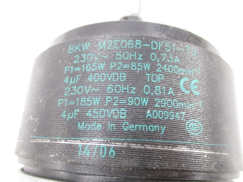 MOTOR BKWM2E068-DF51-73 230V 0.73A (AS PICTURED) UNMP