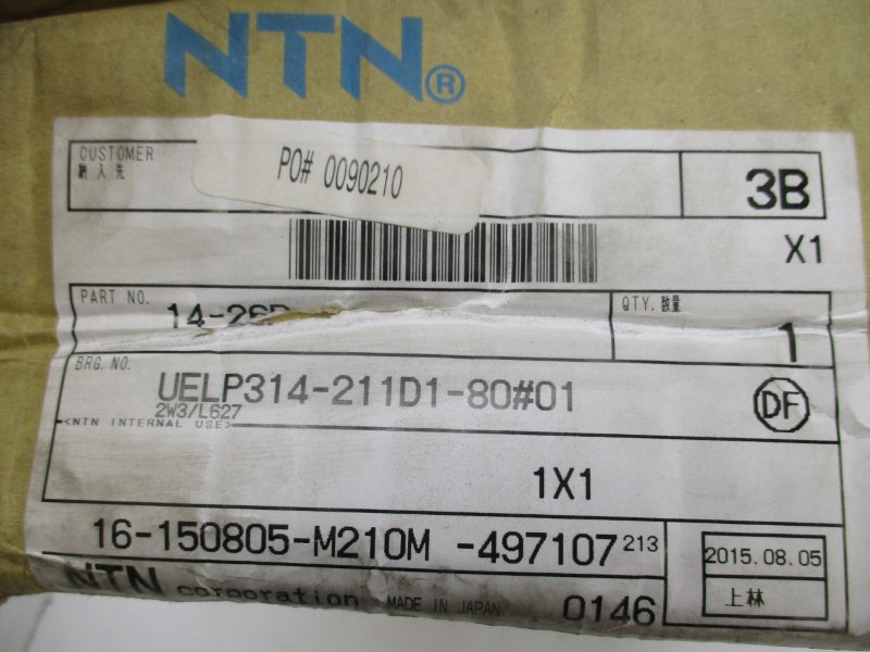 NTN UELP314-211D1-80#01 NSMP