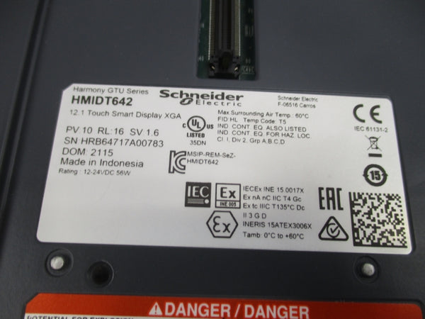 SCHNEIDER ELECTRIC HMIDT642 12-24VDC 12.1" NSNP