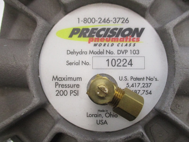 PRECISION PNEUMATICS DVP103 55-120PSI NSNP