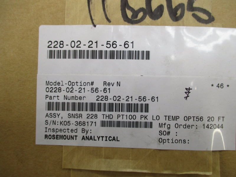 ROSEMOUNT 228-02-21-56-61 NSFS