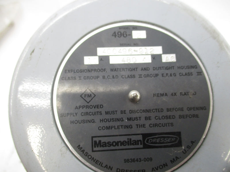 MASONEILAN CAMFLEX II 35-35122 480V 10A 7-15PSI NSNP