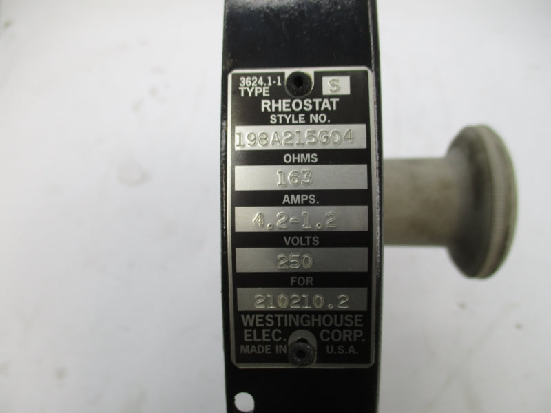 WESTINGHOUSE 198A215G04 250V 4.2-1.2A NSNP