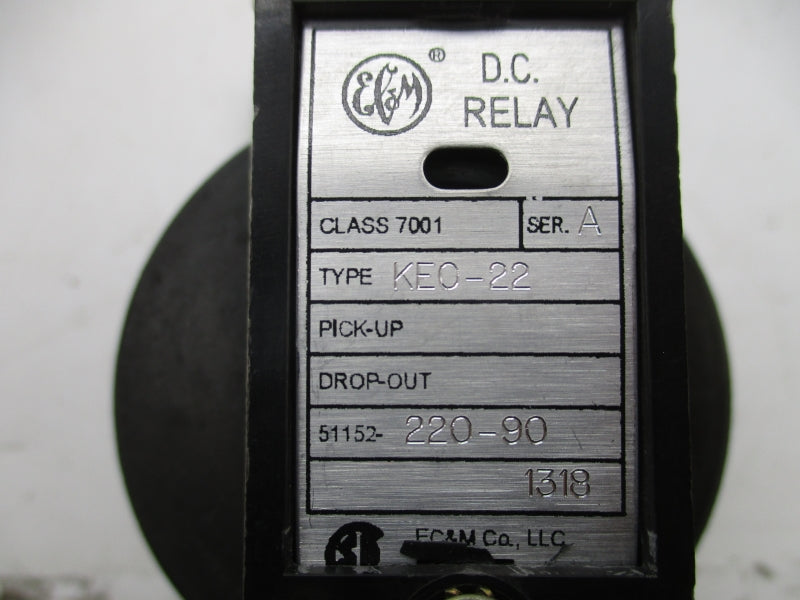 EC&M 7001KEO-22 SER. A 230/240VDC NSNP