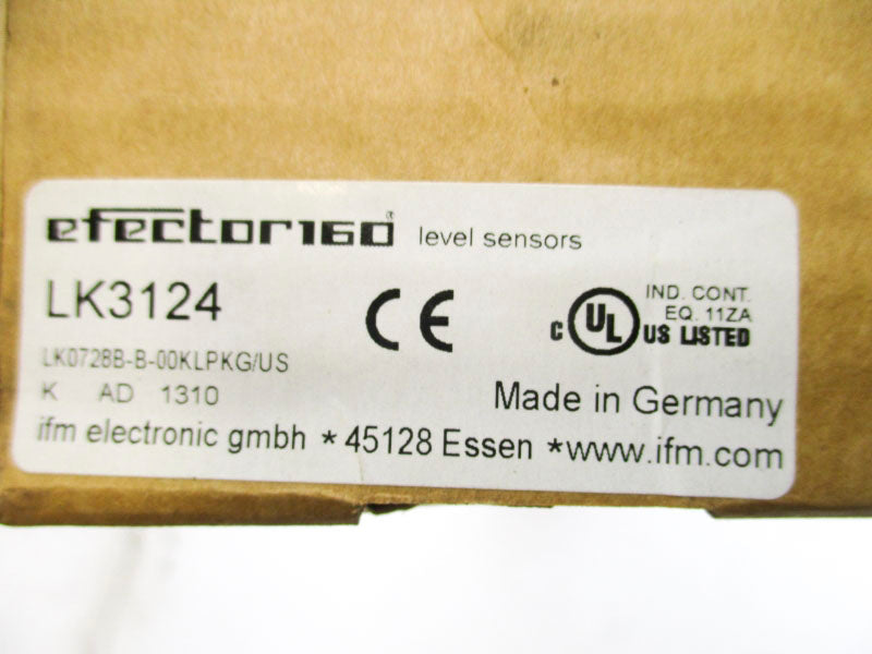 IFM ELECTRONICS LK3124 LK0728B-B-00KLPKG/US 18-30VDC NSMP