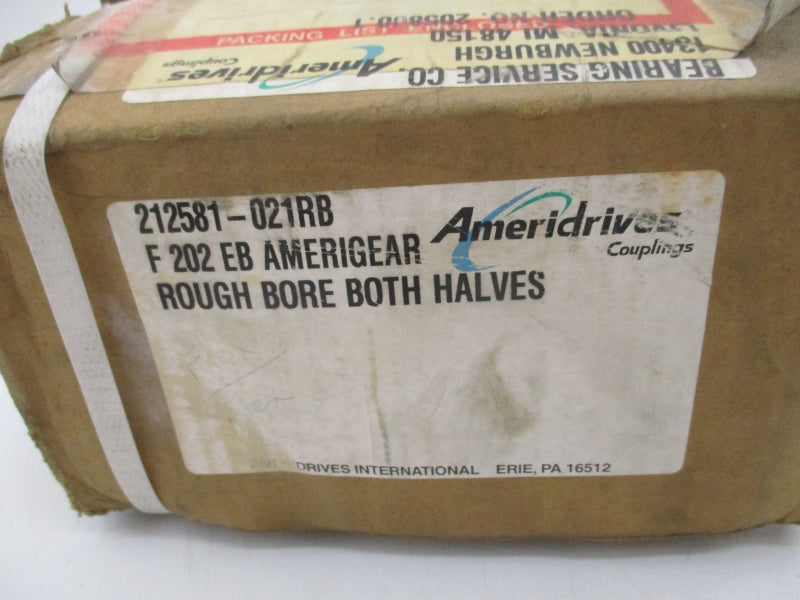 AMERIDRIVES COUPLINGS 212581-021RB F202EB NSFS