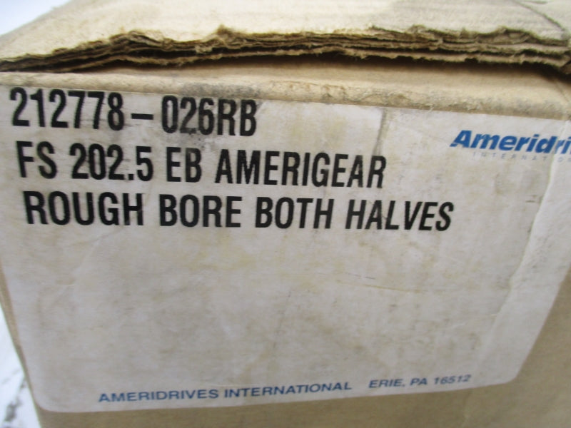 AMERIDRIVES COUPLINGS 212778-026RB FS202.5EB NSMP