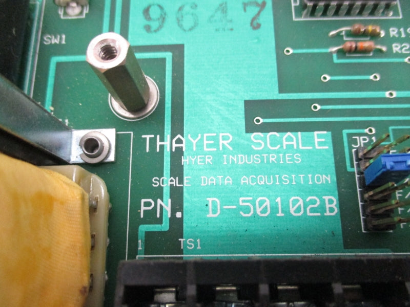 THAYER SCALE D-50102B 18VDC REV. E NSNP