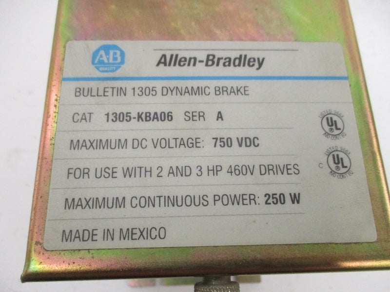 ALLEN BRADLEY 1305-KBA06 SER. A 750VDC NSNP
