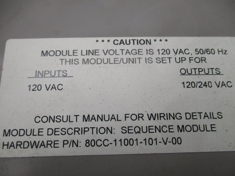 BARBER COLMAN 80CC-11001-101-V-00 120VAC (AS PICTURED) UNMP